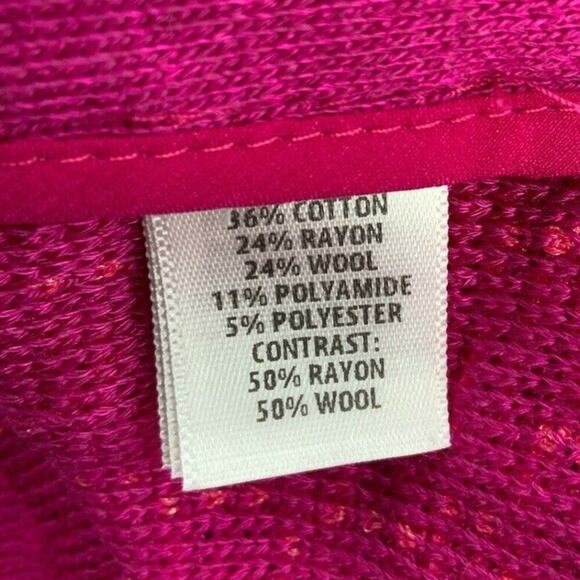 St. John Collection Knit Wool Suit Jacket Womens Size 6 Flamingo Multi Blazer - Picture 12 of 12